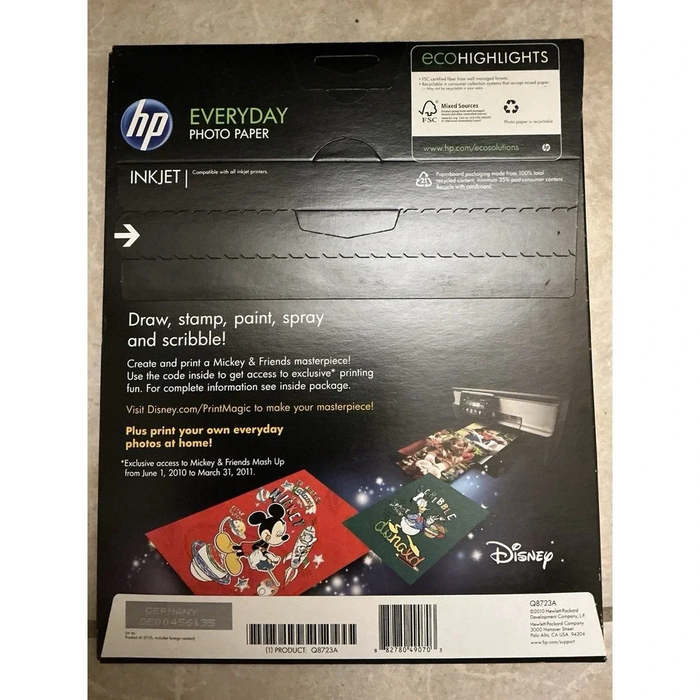 HP Everyday Photo Paper 8.5